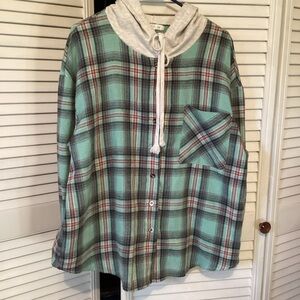 Amazon Blakeley women & teen girls flannel Shackleton jacket, size XXL